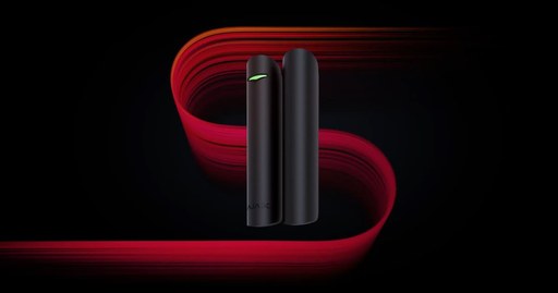 AJAX Superior DoorProtect Plus كاشف فتح الأبواب والنوافذ اللاسلكي مع مستشعر الصدمات والميلان