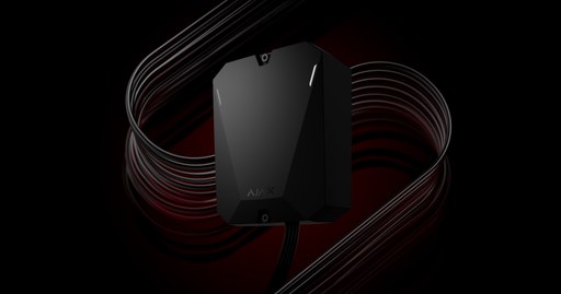 AJAX Superior MultiTransmitter Fibra (without casing) وحدة دمج وتوصيل أجهزة الكشف السلكية للطرف الثالث