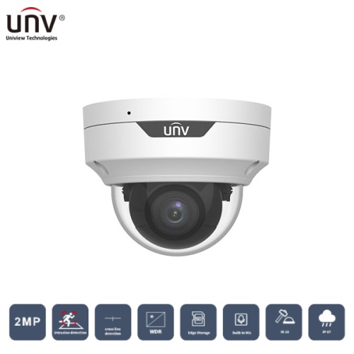 UNV IPC3532LB-ADEZK-H 2 MP IR DOME MOTORİZE IP KAMERA SESLİ